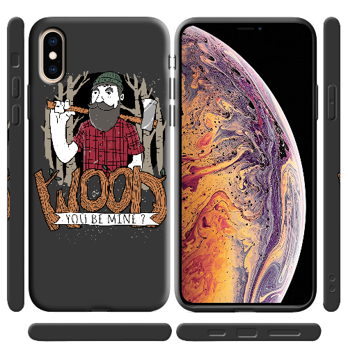 Чехол BoxFace iPhone X Wood you be mine