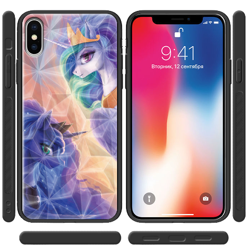 Чехол BoxFace iPhone X My Little Pony Rarity Princess Luna