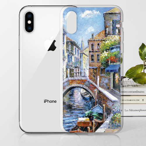 Чехол BoxFace iPhone X Венеция картина Импрессионизм