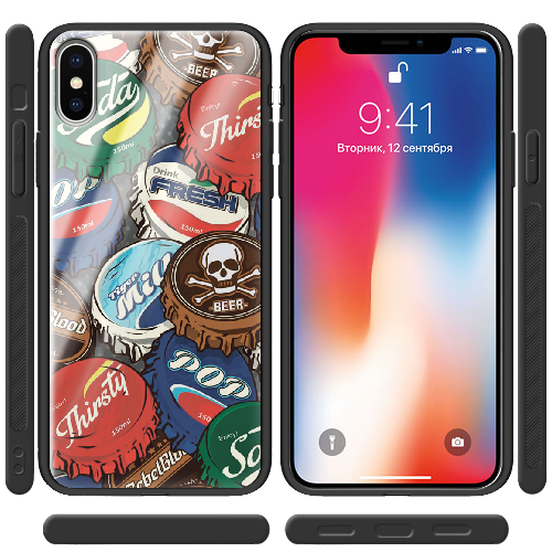 Чехол BoxFace iPhone X Drink Lids