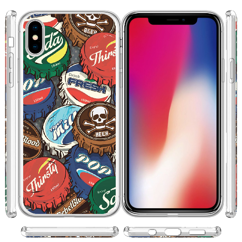 Чехол BoxFace iPhone X Drink Lids