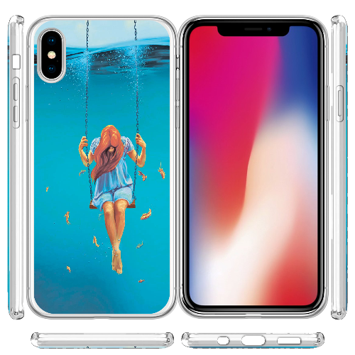 Чехол BoxFace iPhone X Girl In The Sea