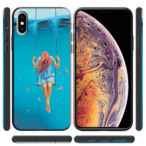 Чехол BoxFace iPhone X Girl In The Sea