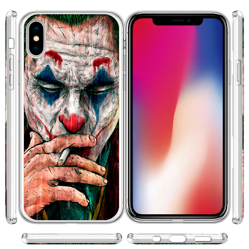 Чехол BoxFace iPhone X Joker Smoking