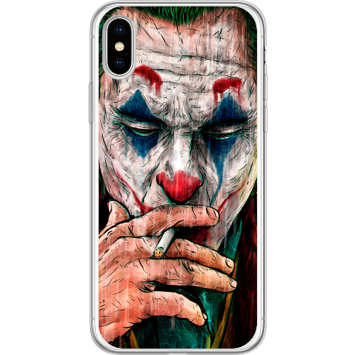 Чехол BoxFace iPhone X Joker Smoking