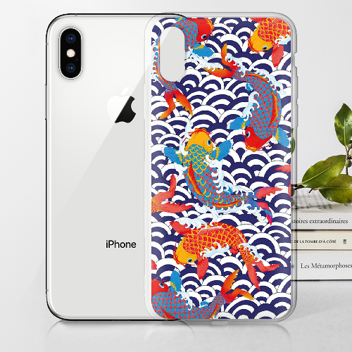 Чехол BoxFace iPhone X Koi Fish