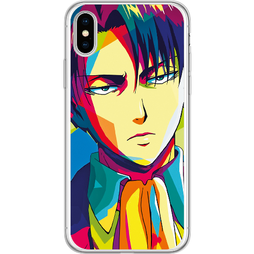 Чехол BoxFace iPhone X Attack on titan Levi Anime Pop