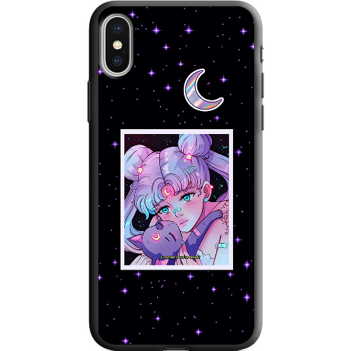 Чехол BoxFace iPhone X Sailor Moon night