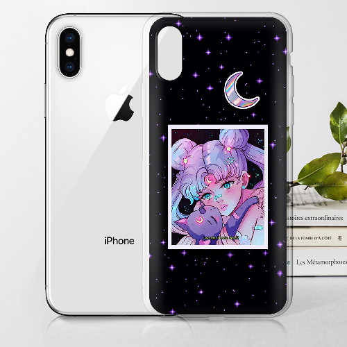 Чехол BoxFace iPhone X Sailor Moon night