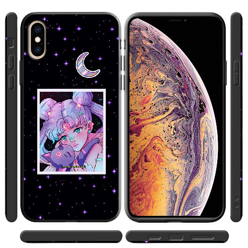 Чехол BoxFace iPhone X Sailor Moon night