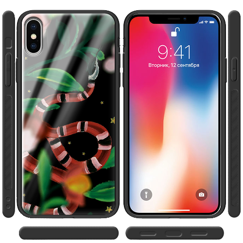 Чехол BoxFace iPhone X Red Snake