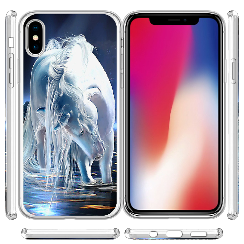 Чехол BoxFace iPhone X White Horse