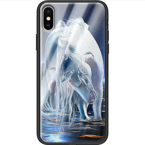 Чехол BoxFace iPhone X White Horse