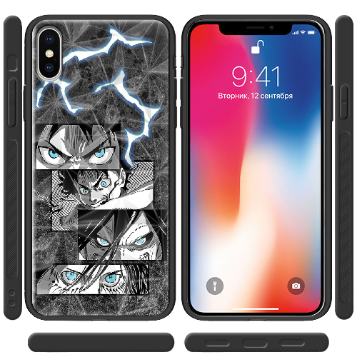 Чехол BoxFace iPhone X Eren Yeager Transformation