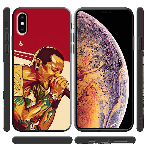 Чехол BoxFace iPhone X Chester Bennington