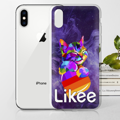 Чехол BoxFace iPhone X Котик Likee