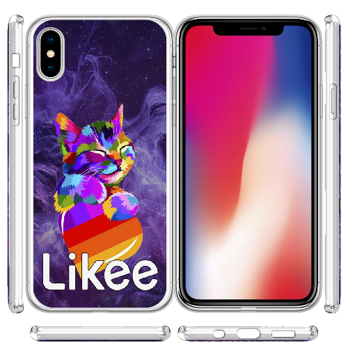 Чехол BoxFace iPhone X Котик Likee