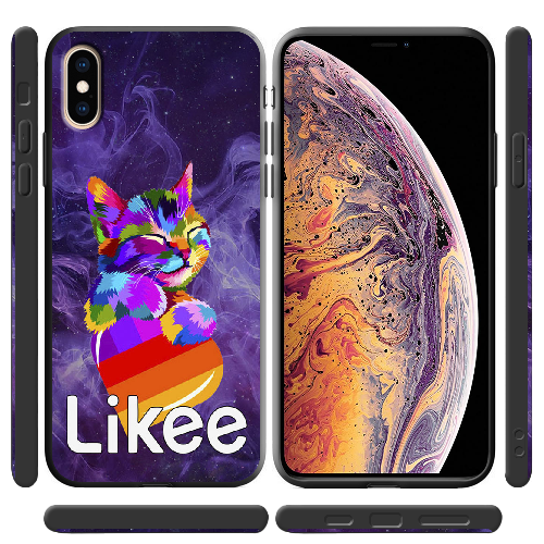 Чехол BoxFace iPhone X Котик Likee