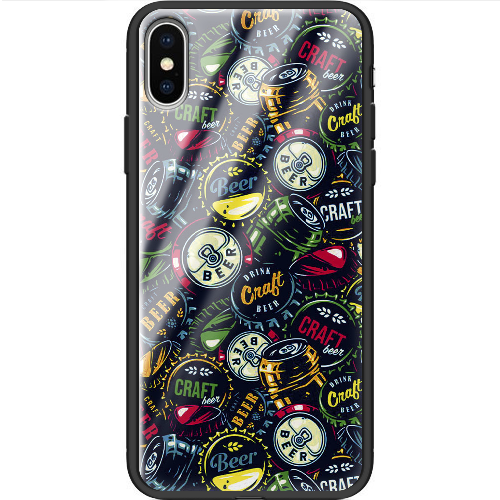 Чехол BoxFace iPhone X Bottle Caps