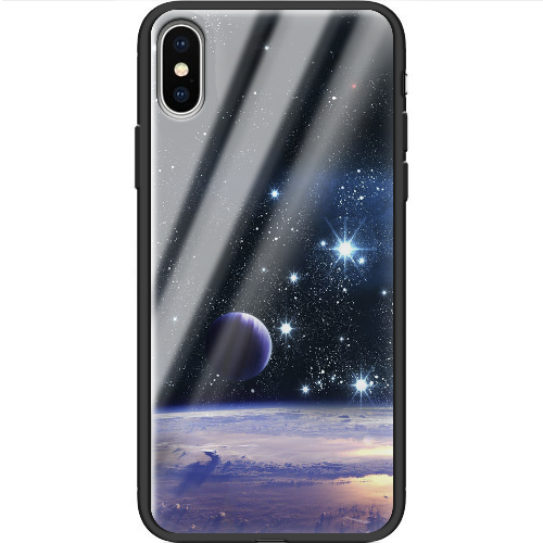 Чехол BoxFace iPhone X Space Landscape