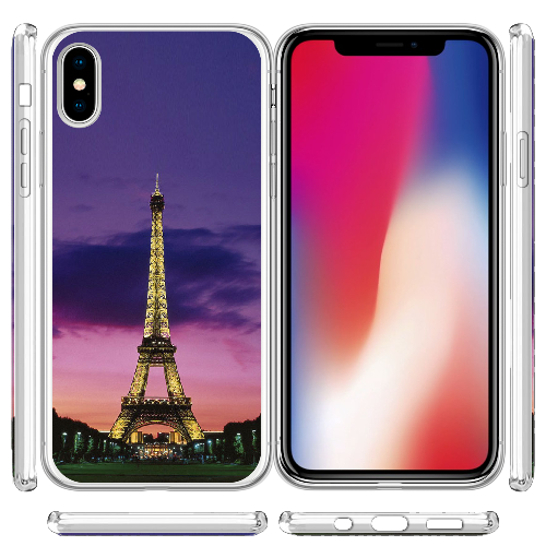 Чехол BoxFace iPhone X Полночь в Париже