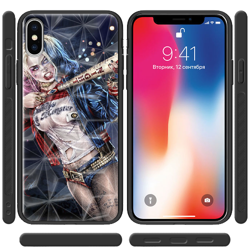 Чехол BoxFace iPhone X Harley Quinn