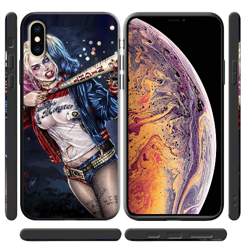 Чехол BoxFace iPhone X Harley Quinn