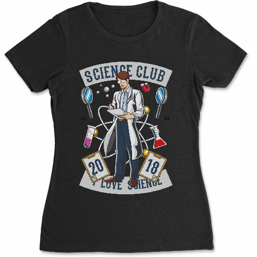 Женская футболка Science Club