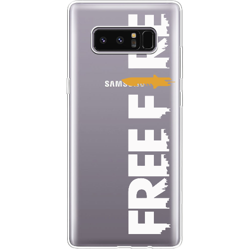 Чехол BoxFace Samsung N950F Galaxy Note 8 Белый Free Fire
