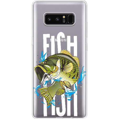 Чехол BoxFace Samsung N950F Galaxy Note 8 Bass fish