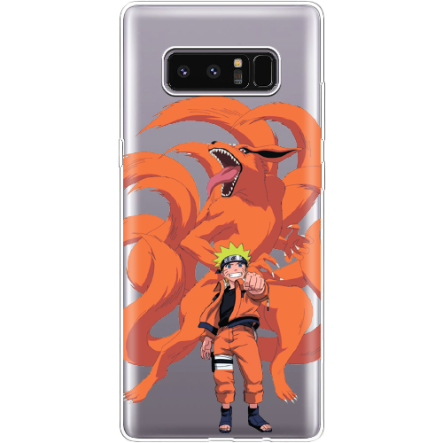 Чехол BoxFace Samsung N950F Galaxy Note 8 Naruto and Kurama