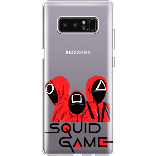 Чехол BoxFace Samsung N950F Galaxy Note 8 siquid game люди в красном