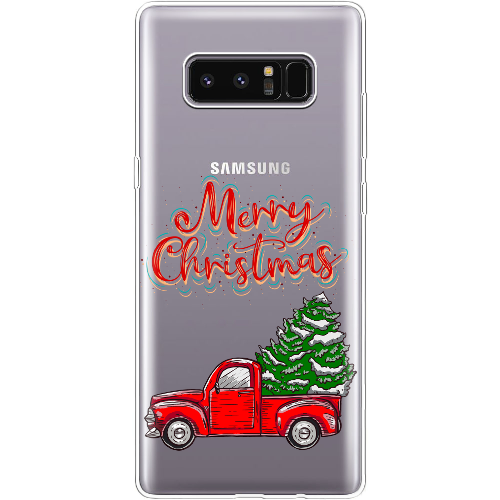 Чехол BoxFace Samsung N950F Galaxy Note 8 Holiday Car Merry Christmas