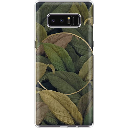 Чехол BoxFace Samsung N950F Galaxy Note 8 Green Leaf