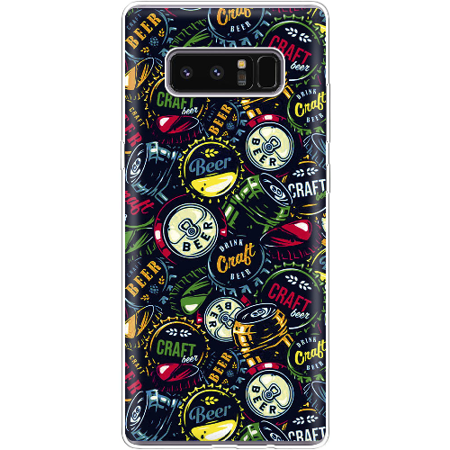 Чехол BoxFace Samsung N950F Galaxy Note 8 Bottle Caps