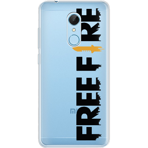 Чехол BoxFace Xiaomi Redmi 5 Черный Free Fire