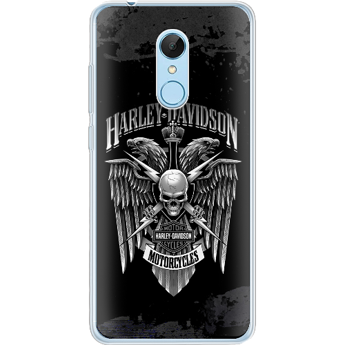 Чехол BoxFace Xiaomi Redmi 5 Harley Davidson skull and eagles