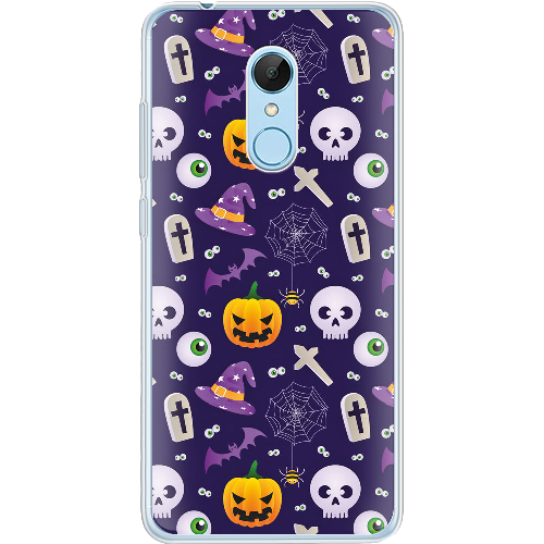 Чехол BoxFace Xiaomi Redmi 5 Halloween Purple Mood