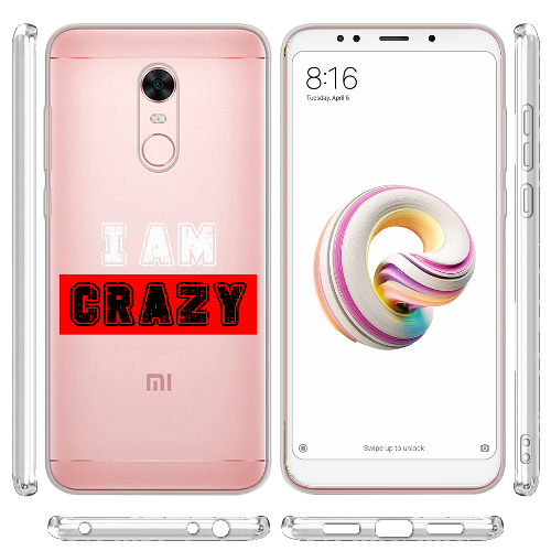 Чехол BoxFace Xiaomi Redmi 5 Plus I'm Crazy