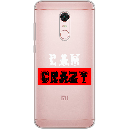 Чехол BoxFace Xiaomi Redmi 5 Plus I'm Crazy