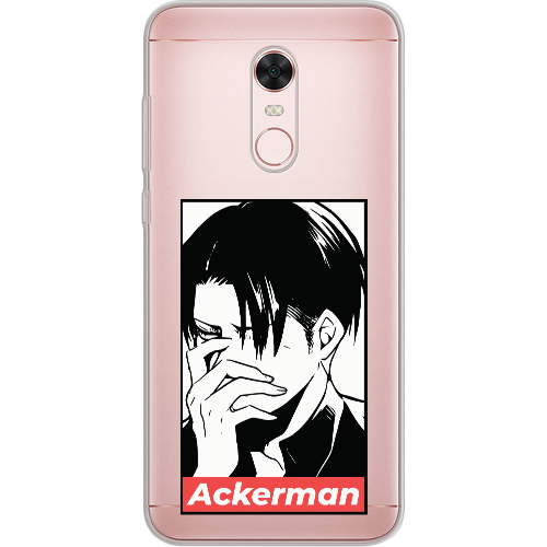Чехол BoxFace Xiaomi Redmi 5 Plus Attack On Titan - Ackerman