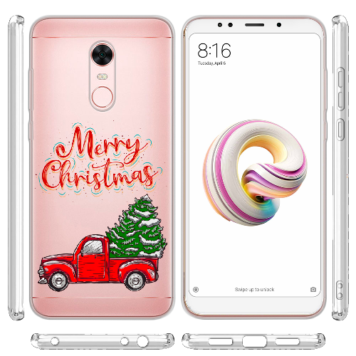 Чехол BoxFace Xiaomi Redmi 5 Plus Holiday Car Merry Christmas