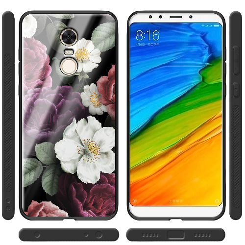 Чехол BoxFace Xiaomi Redmi 5 Plus Цветочные Темные Сны