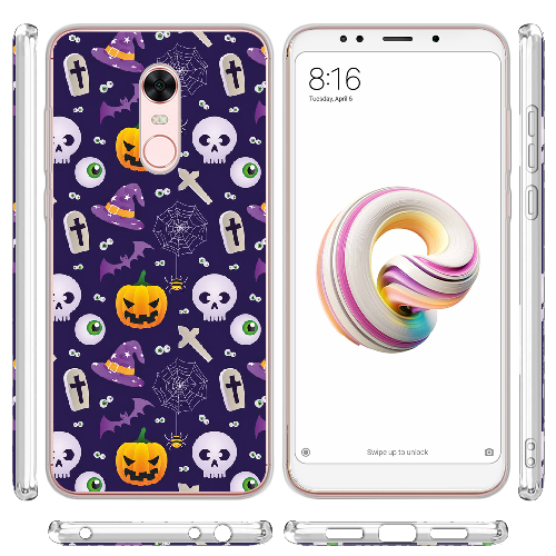 Чехол BoxFace Xiaomi Redmi 5 Plus Halloween Purple Mood