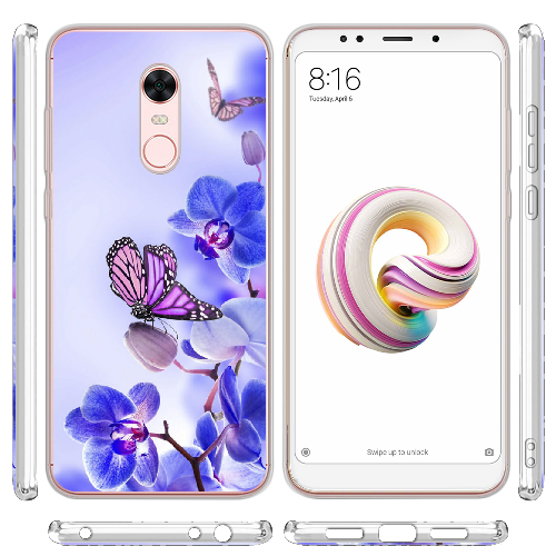 Чехол BoxFace Xiaomi Redmi 5 Plus Orchids and Butterflies