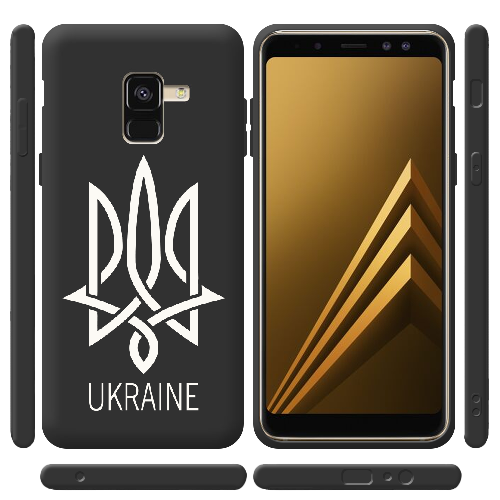 Чехол Boxface Samsung A530 Galaxy A8 2018 Тризуб монограмма UKRAINE