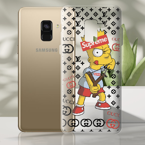 Чехол Boxface Samsung A530 Galaxy A8 2018 Yellow Fun
