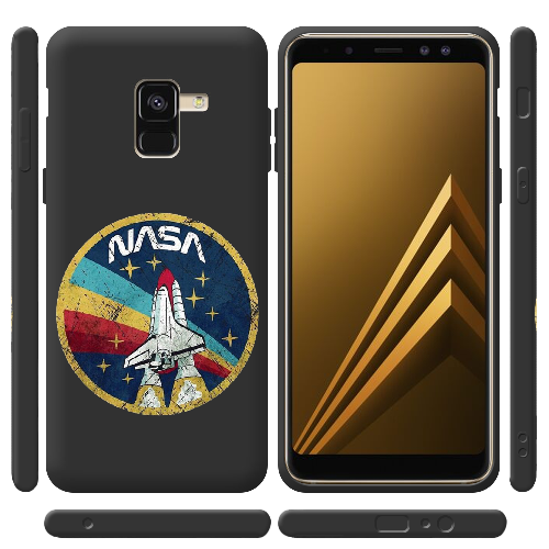 Чехол Boxface Samsung A530 Galaxy A8 2018 Space Shuttle NASA