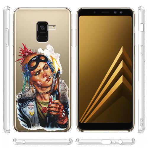 Чехол Boxface Samsung A530 Galaxy A8 2018 Tanker Girl