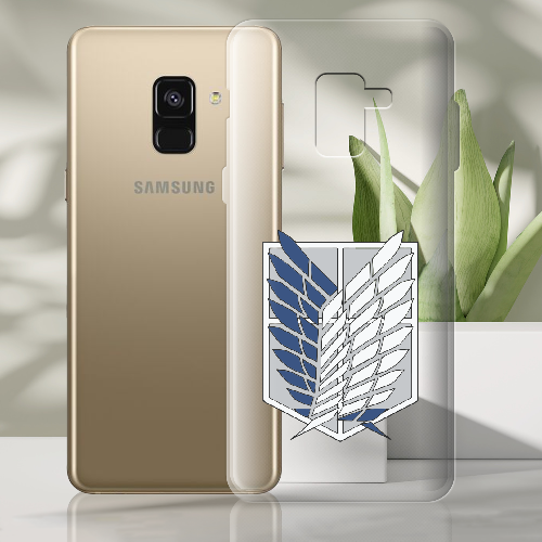 Чехол Boxface Samsung A530 Galaxy A8 2018 Атака Титанов Крылья Свободы